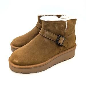 Koolaburra by UGG Kelissa Mini Ankle Boots Women's Chestnut Size US7 EU38